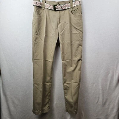 Cabela’s Pants Woman’s Size 10 Tan Beige Khaki Accent Belt - Image 1 of 4