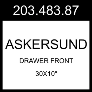 IKEA ASKERSUND Drawer Front Light Ash Effect 30x10" 203.483.87 - Picture 1 of 4