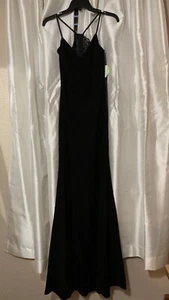 Women WINDSOR Homecoming/Prom/Formal Black Evening Gown SIZE Small - Picture 1 of 8