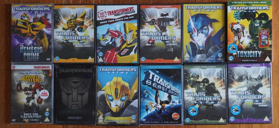 TRANSFORMERS MEGA collection 12 x DVD job lot bundle joblot NEW & SEALED - Image 1 of 1