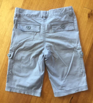 Pumpkin Patch Boys Cargo Shorts Size 10 Grey Adjustable Waist - image 1 of 4