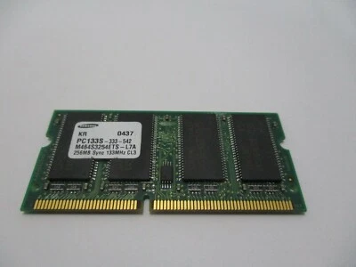 Samsung M464S3254ETS-L7A PC133S-333-542 256MB 133MHz CL3 - Image 1 of 2