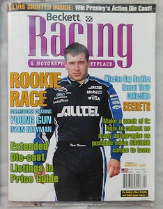 April 2002 Beckett Racing magazine Factory Sealed Ryan Newman