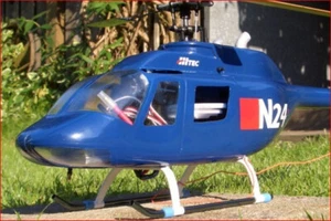 Bell-Ranger-Rumpf für 130er RC-Hubschrauber - Bild 1 von 1