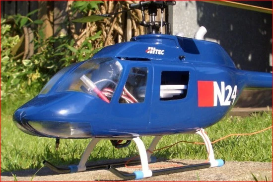Bell-Ranger-Rumpf für 130er RC-Hubschrauber - Bild 1 von 1