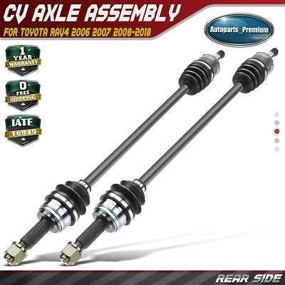 Задняя левая и правая оси CV в сборе для Toyota RAV4 2006 2007-2018 4WD AWD 2 шт. - Изображение 1 из 4
