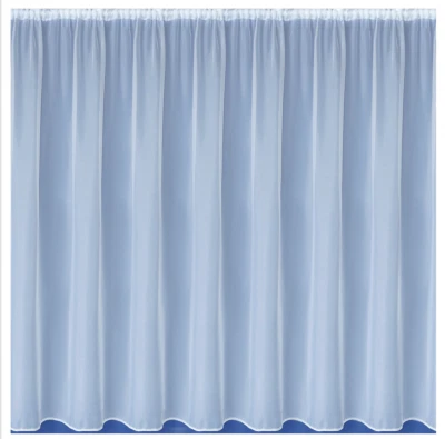 Sue Plain  White Lead Weighted Voile Net Curtain  ~Free Postage~Sold By Metre - - Image 1 of 4