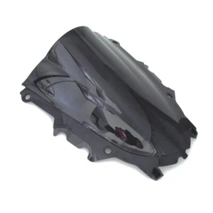 Black Double Bubble Windscreen Windshield ABS For Yamaha YZF R25 R3 2019-2022 - Picture 1 of 2