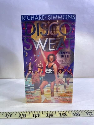 Richard Simmons Disco Sweat VHS Still Vintage Brand New Sealed - Image 1 of 4