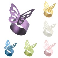 AM_ KE_ AU_ Paper Butterfly Rings Weddings Event Party Supplies Table Dinner Dec