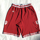 adidas Indiana Hoosiers Basketball Shorts Mens Sz Small Red White IU Logo Casual