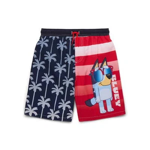 Bluey Boys’ Graphic Swim Trunks with UPF 50+ - Picture 1 of 2