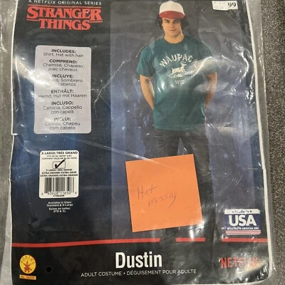 Netflix Stranger Things Adulto Halloween Disfraz Adulto XL, Solo CAMISA, Sin Sombrero Foto 1 de 4