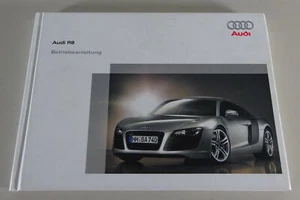 Betriebsanleitung / Handbuch Audi R8 Coupé V8 420PS & V10 525PS Stand 12/2008 - Bild 1 von 5