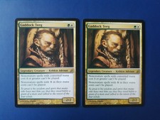 2x Gaddock Teeg - Lorwyn- NM - MTG