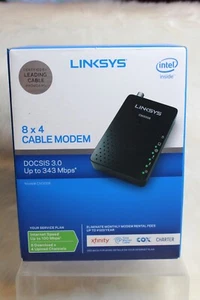 Linksys DOCSIS 3.0 CM3008 Kabelmodem Bonded Kanäle Neu in Open Box 343 Mbps - Bild 1 von 5