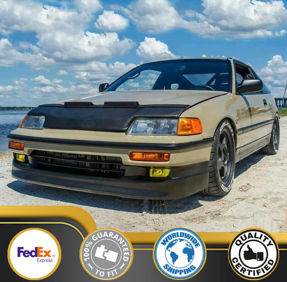 Sutiã capô carro para Honda CRX 88 89 90 91 1988 1989 1990 1991 HX - Imagem 1 de 1