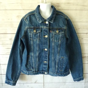 Levi's Youth Girls Blue Classic Denim Jean Jacket Size XL 155-159 cm 13-15 Years - Picture 1 of 5
