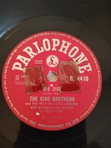 THE KING BROTHERS 6-5 JIVE 78RPM PARLOPHONE R4410 - Picture 1 of 4