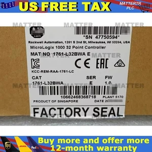 Allen-Bradley 1761-L32BWA MicroLogix1000 32 Point Controller US Free Tax - Picture 1 of 4