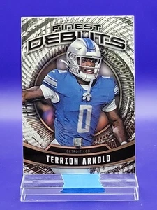 Terrion Arnold 2024 Topps Finest Debuts RC 🔥 Lions - Picture 1 of 2