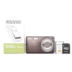 Nikon CoolPix S550 10.0MP Digital Camera - Brown - FULLY FUNCTIONAL - Picture 1 of 9