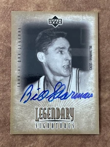 2001 Upper Deck Legendary Signatures Bill Sharman Auto #BS Basketball Card - Picture 1 of 3