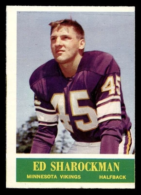 1964 Philadelphia #108 Ed Sharockman Ex-Mint Vikings Miscut ID:488580 - Image 1 of 2