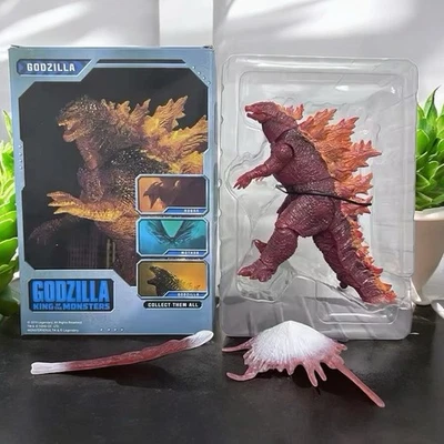Godzilla King of the Monsters Figure 18cm (7”) with Box – Fire Godzilla Orange - Photo 1/3