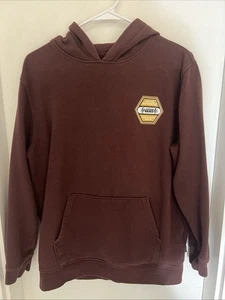 Vans Hoodie Boy’s Size XL Brown Skateboard Graphic Cotton Blend - Picture 1 of 6