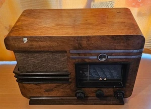 KAPSCH RÖHRENRADIO S4S, Baujahr 1938/1939, 110-220V, 6 Röhren ... - Bild 1 von 11