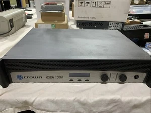 Crown CDI 1000 500W 2-Channel 70V Power Amplifier - Black - Picture 1 of 5