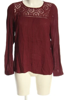 VERO MODA Blusa de manga larga Mujeres Blusa Talla EU 38 rojo elegante - Imagen 1 de 4