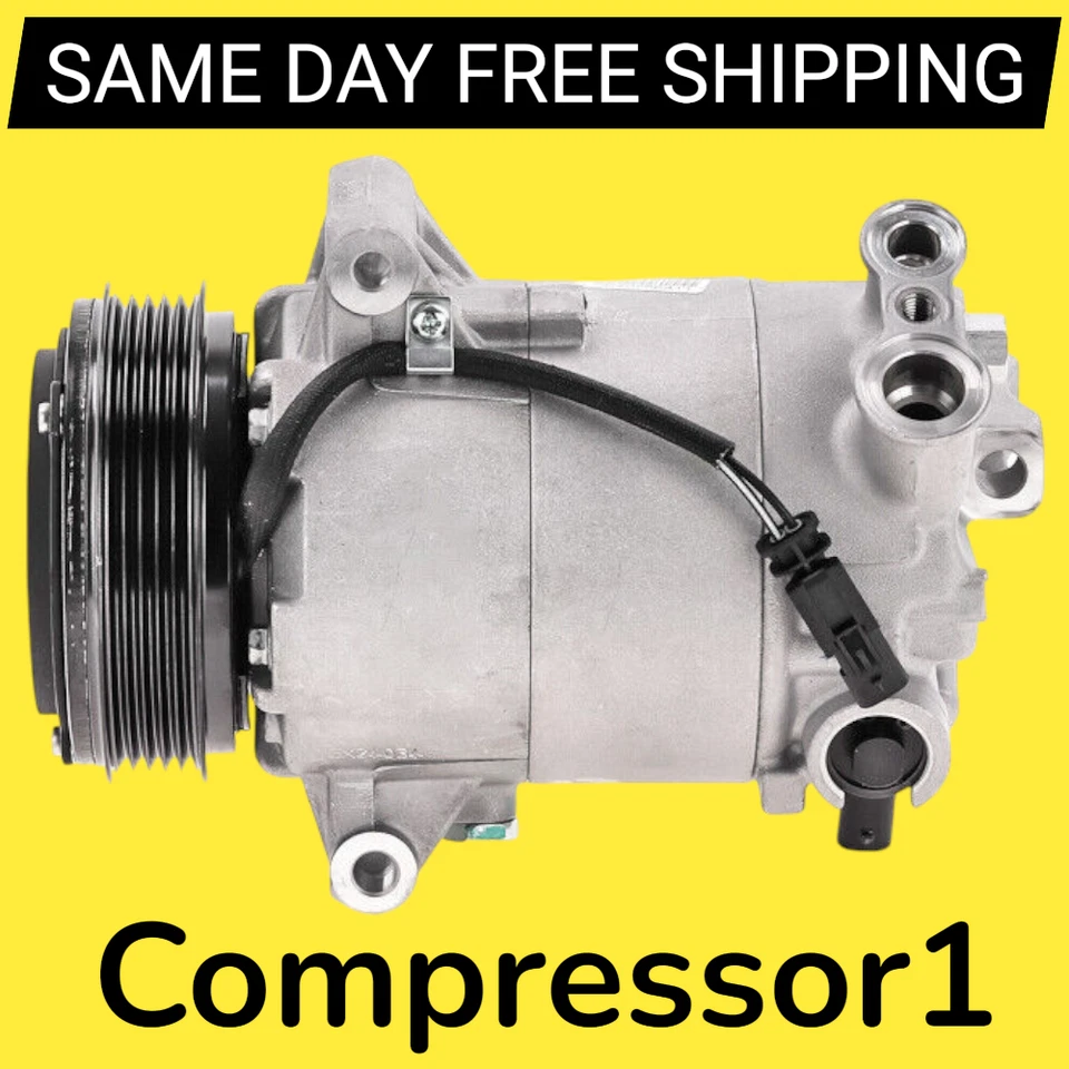 AC Compressor For Buick Verano 2.4L 2.0L 2012 2013 2014 2015 2016 2017 - Image 1 of 3