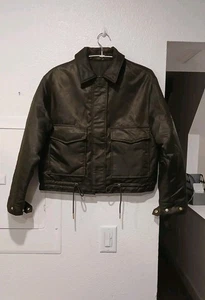 Giacca reversibile Michael Kors donna verde logo-placca - Foto 1 di 9