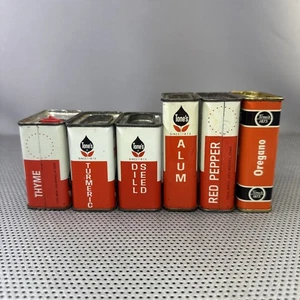 Vintage  Tones Spice Tins -Tone Bros - Des Moines ONE LOT - Picture 1 of 11