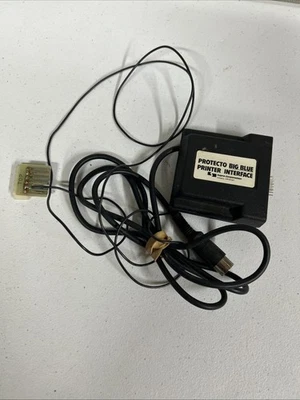 Protecto Big Blue Commodore 64 Printer Interface Card / Cable UNTESTED - Image 1 of 3