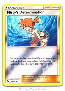 Misty's Determination 62/68 - Hidden Fates - Reverse Holo Pokemon Karte - NM - Bild 1 von 2