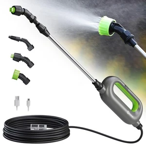 Battery Powered Sprayer Wand, Garden Sprayer 24.5 inch Telescopic Wand with 2... - Picture 1 of 6