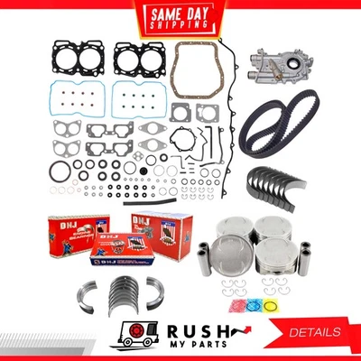 Главный комплект для восстановления двигателя 00–06 годов для Subaru Baja 2,5 л H4 SOHC 16 В DNJ EK715BM - Изображение 1 из 4