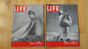 Vintage Life Magazines Dec. 2 & 16, 1940 Greek Soldier & Fire Balloonist - Picture 1 of 6
