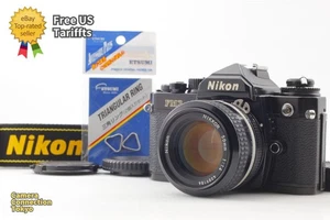 [Near MINT] Nikon FM3A Black 35mm Film Camera Body Ai 50mm f/1.4 Lens From JAPAN - Picture 1 of 15