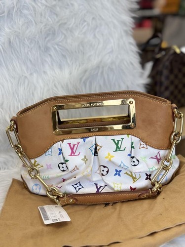 LOUIS VUITTON（LV） Borsa a mano Louis Vuitton multicolore stampa logo pelle tela tracolla oro