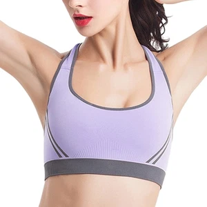 Women’s Wireless Racerback Sports Bra,Moisture-wicking Support Bras Running Bra - Bild 1 von 35