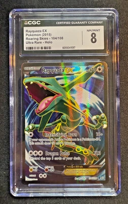 Pokemon Rayquaza EX 104/108 Roaring Skies CGC NM/Mint 8 - Image 1 of 2