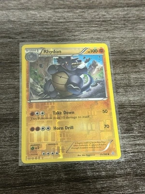 Rhydon 75/160 XY - Primal Clash Reverse Holo - Image 1 of 2