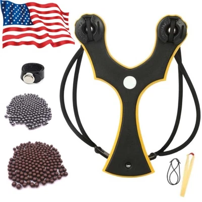 Professional slingshot Outdoor Hunting Stainless Steel slingshots Catapult Sling