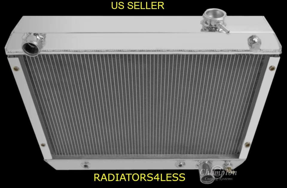 RADIADOR CHAMPION 3 FILAS TODO ALUMINIO 63 64 65 CHEVY NOVA II 4.6L 5.3L 5.4L Foto 1 de 2