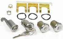 Door Trunk and Glovebox Lock Set For 1967-68 Pontiac Firebird 1968 Chevy Camaro - Image 1 of 2