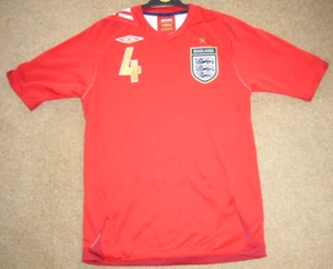 England National football shirt away 2006-2008 adult men's Small Gerrard 4 - Picture 1 of 6